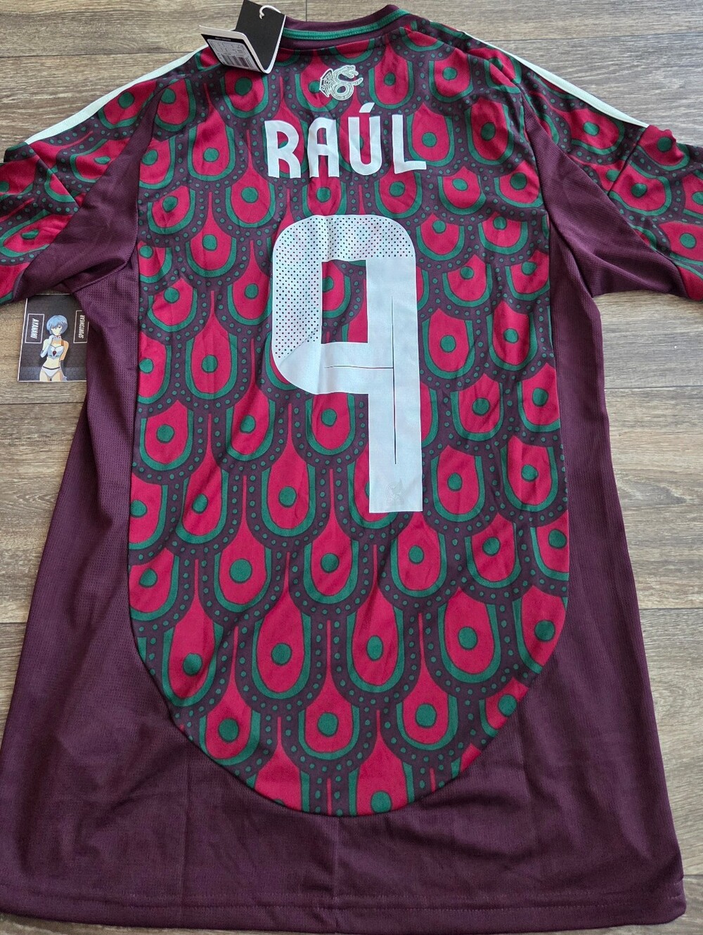 Adidas Mexico Seleccion 2024 Home Raul Jimenez #9 Futbol Soccer Jersey Medium